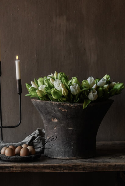 Sturdy Old Wooden Mortar / Pot – HOFFZ