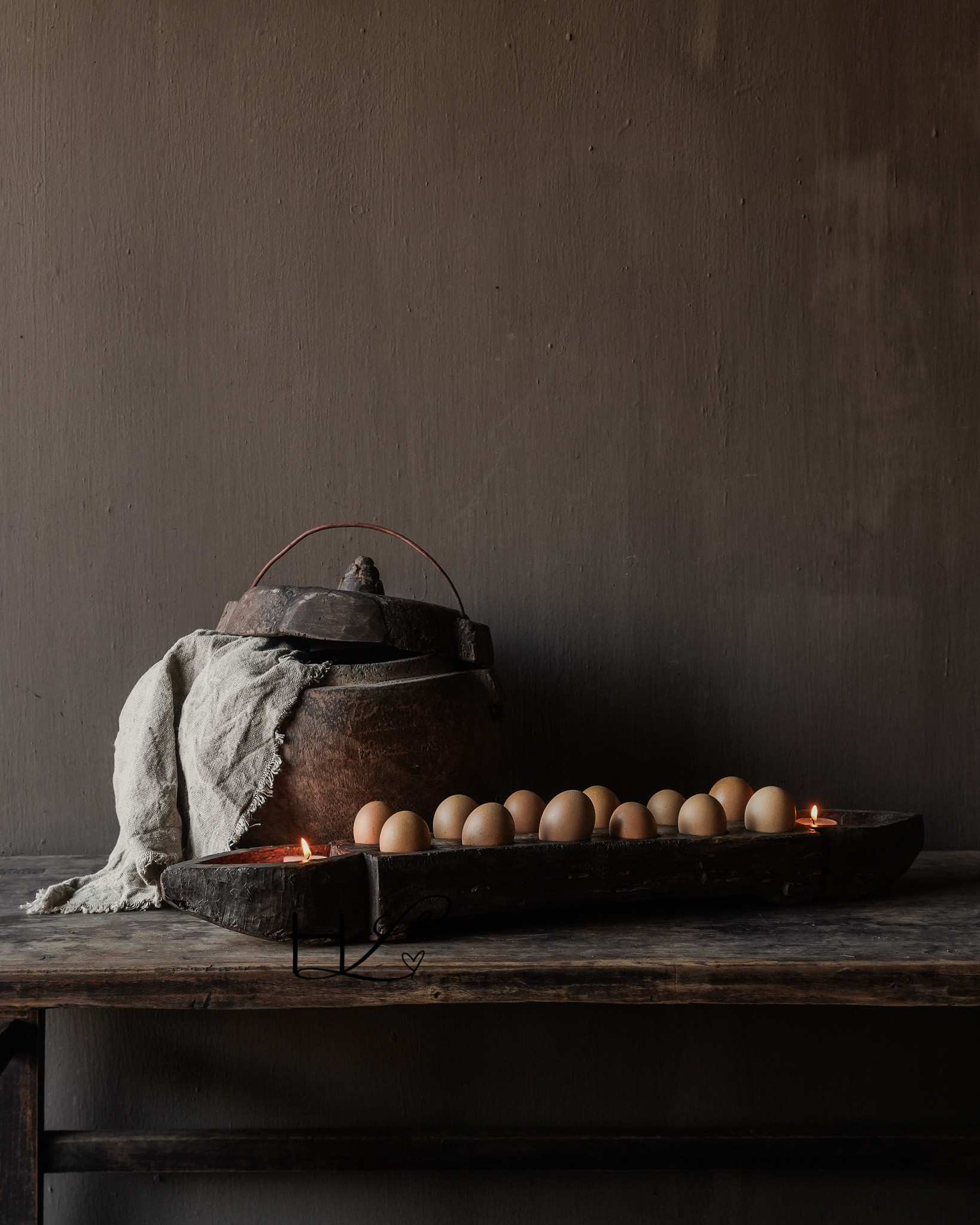 Old Indian wooden laddu mold - authentic kitchen object ...