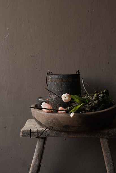 Beautiful, sturdy, unique, imperfect wooden bowl
