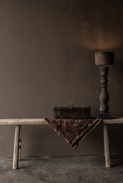 Authentic Chinese elmwood wooden bench