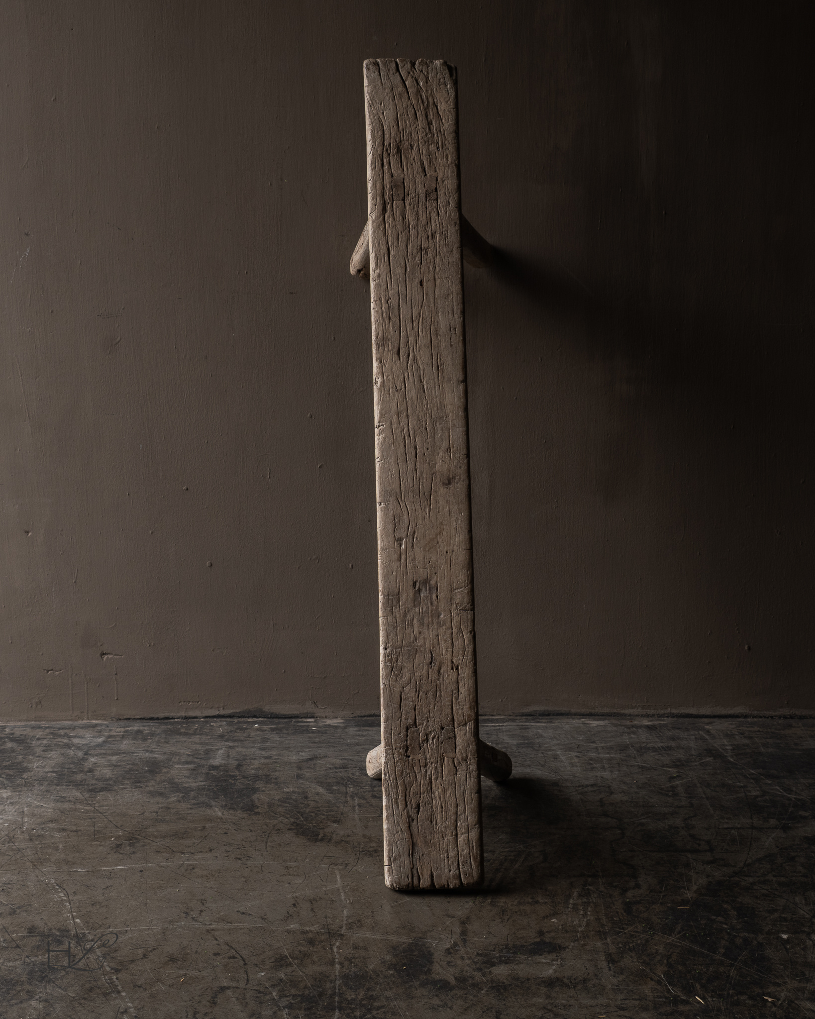 Authentische chinesische Bank aus Ulmenholz-3