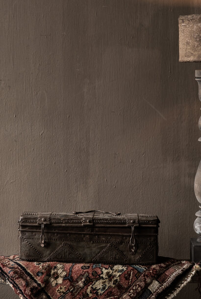 Stoer Oud IJzeren Kistje | Uniek & Authentiek