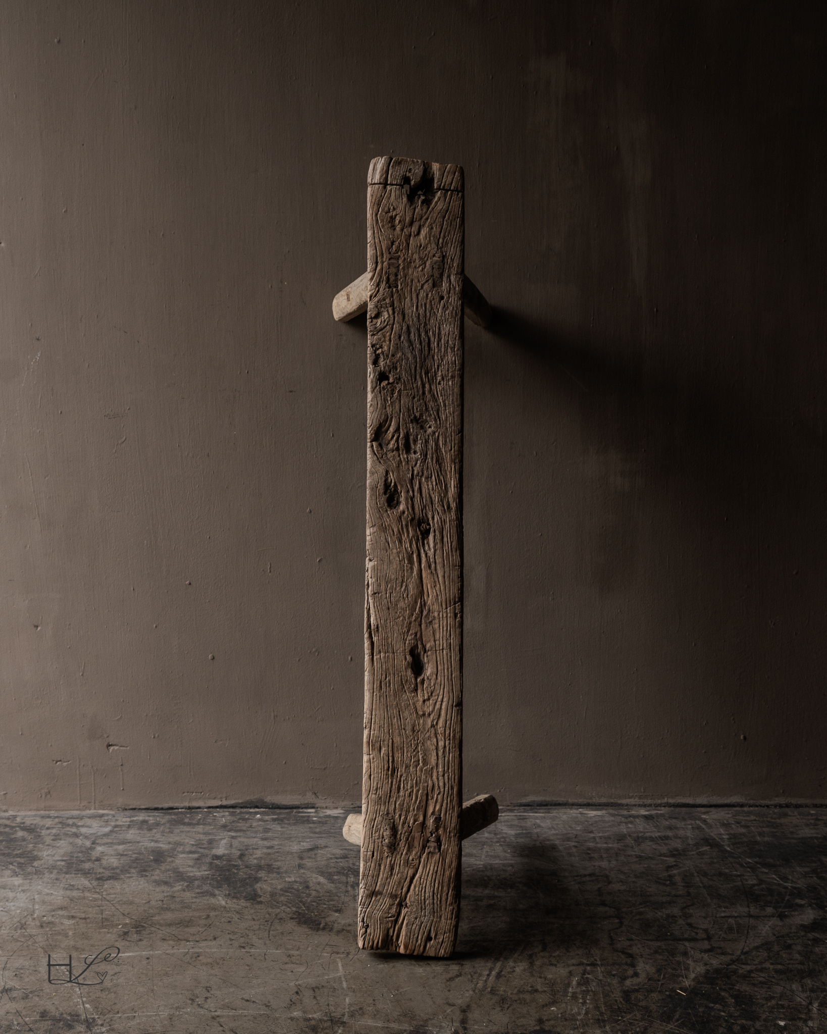 Authentische chinesische Bank aus Ulmenholz-8