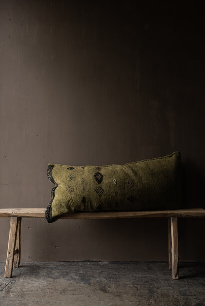 lange houten bank elmwood