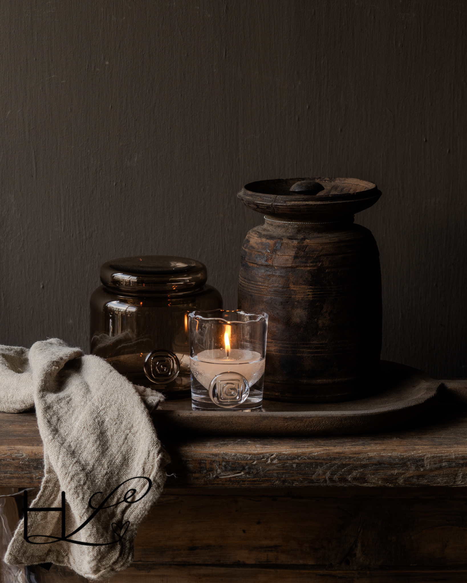 Altes hölzernes Servier-/Brotbrett-6