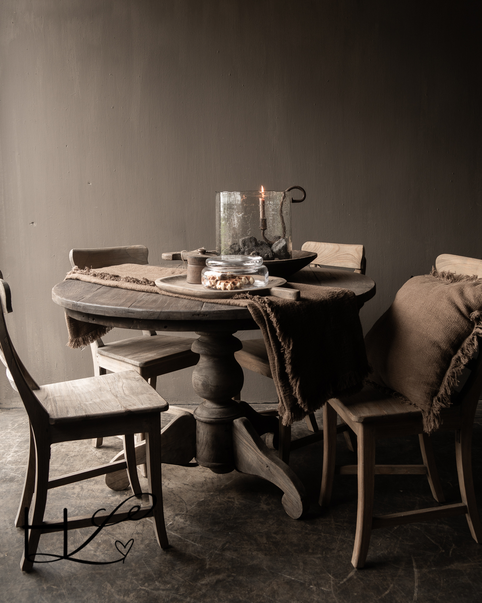 Altes hölzernes Servier-/Brotbrett-8