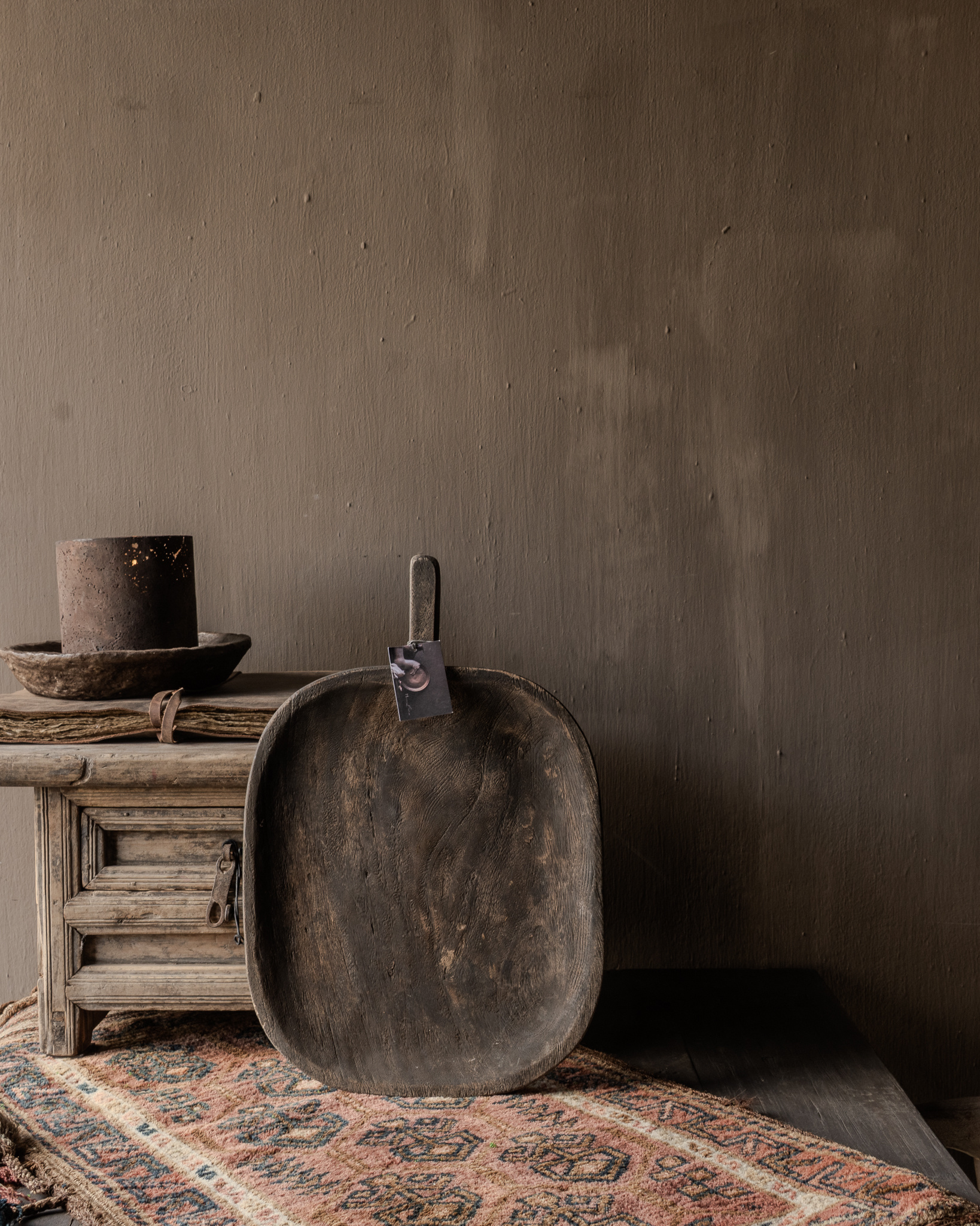 Altes hölzernes Servier-/Brotbrett-2