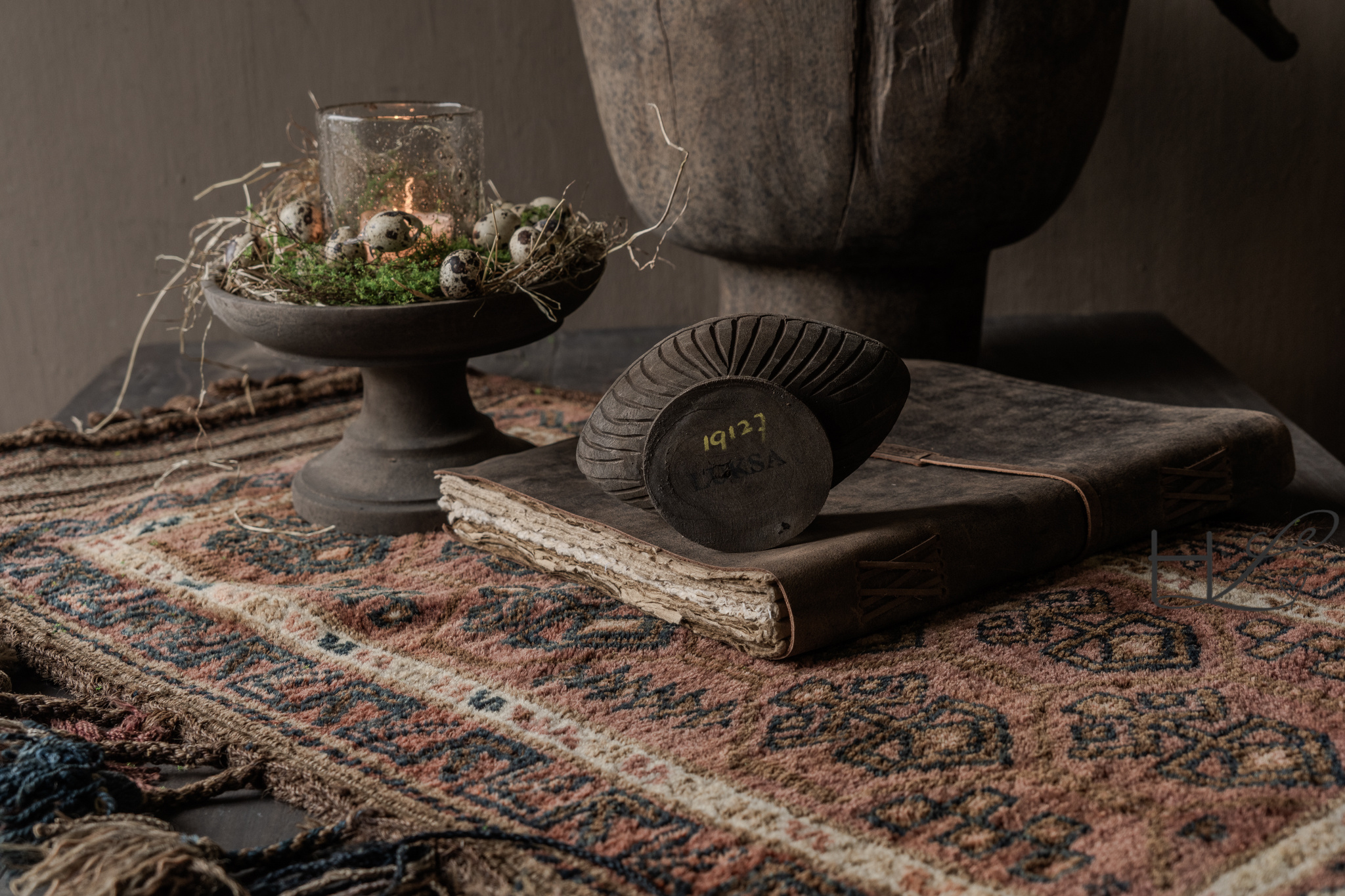 Houten kandelaar BAYU van LUKSA-6