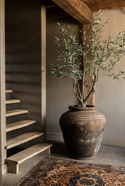 *Gereserveerd* Oude Indiase Kruik – Authentiek Aardewerk