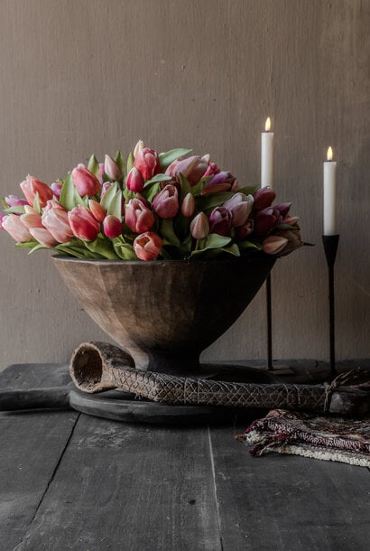 Sturdy Old Wooden Mortar / Pot – HOFFZ