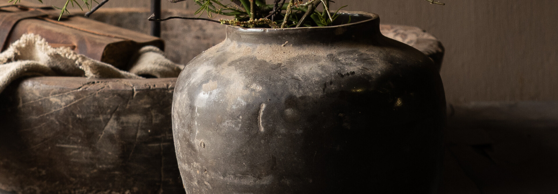 Einzigartiger, authentisch glasierter Wabi-Sabi-Krug