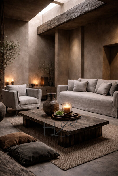 Sofa Friso 2.5 taupe of Beige  LUKSA