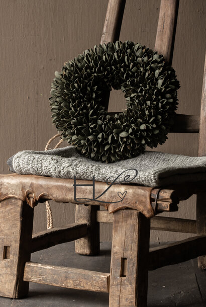 Bakuli  (Beukennootjes) kransje donker groen