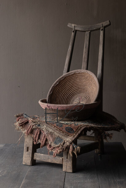 Authentic woven palm/grass bowl