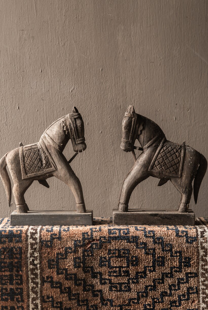 Beautiful unique old wooden horse