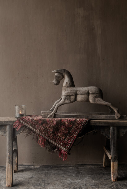 Authentic Chinese elmwood wooden bench