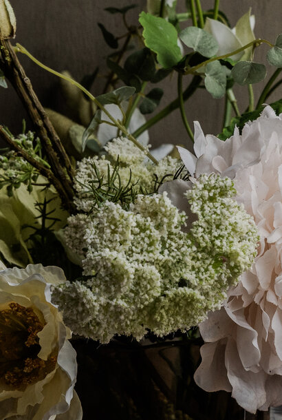 Kunst dille tak wit – 74 cm | Silk-ka