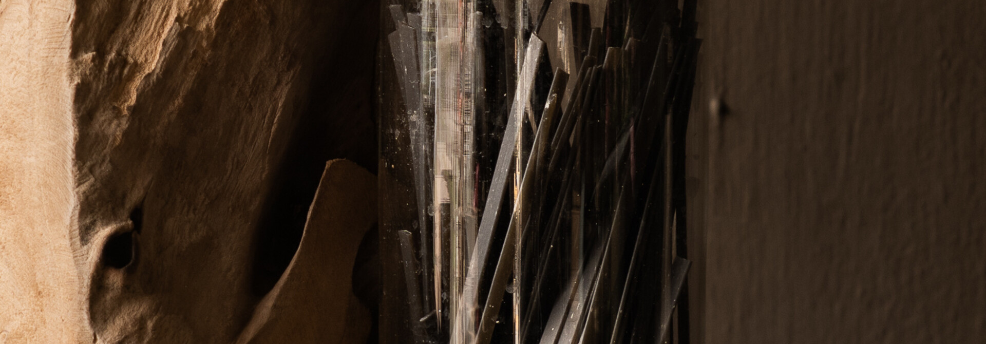 Glasvorratsglas mit Holzdeckel