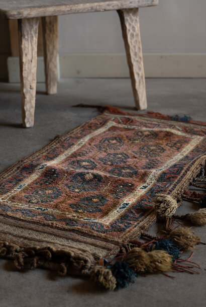 Authentischer HOFFZ Wandbehang / Nomads Torba mit Quasten