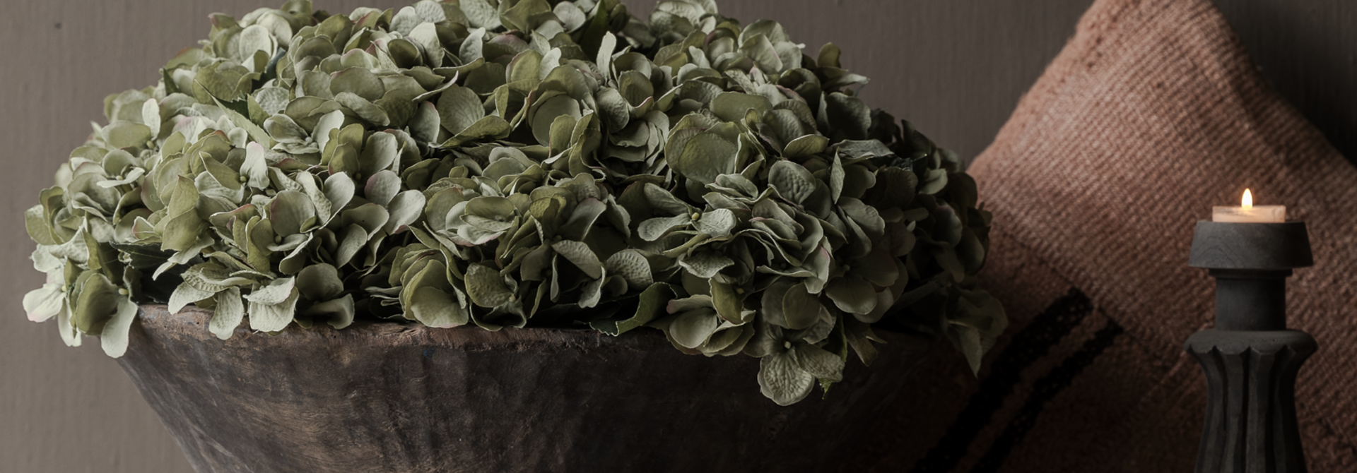 Stoere Oude Houten Vijzel / Pot – HOFFZ