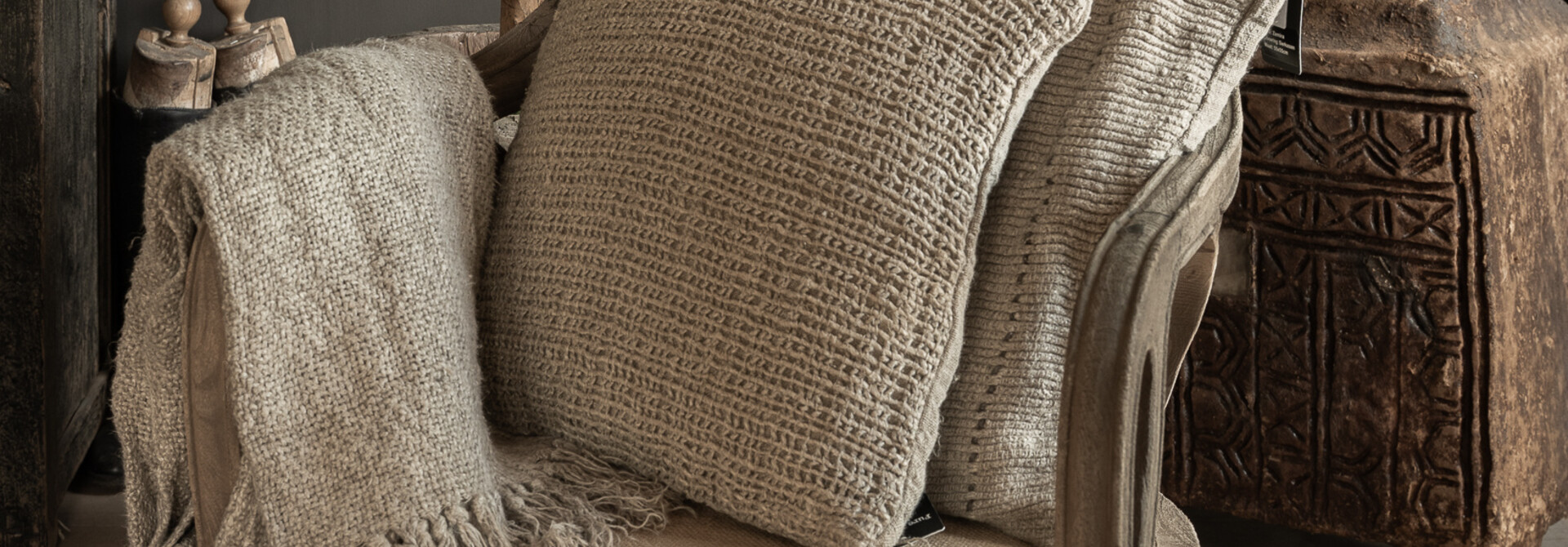 Sierkussen Adele – 45×45 cm | Pure Linnen