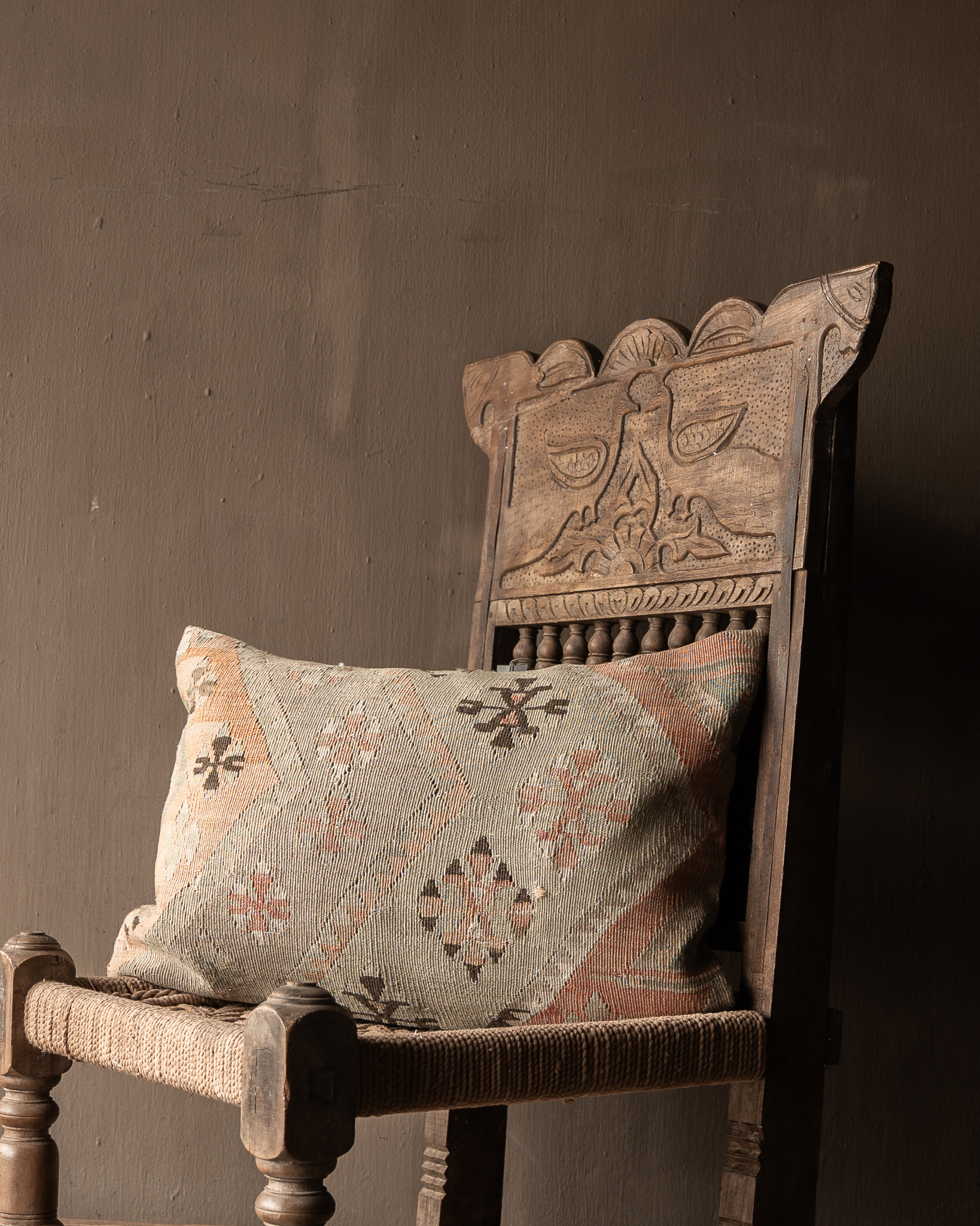 Kelim-Kissen 60x40 cm | Vintage | Handgefertigt-3