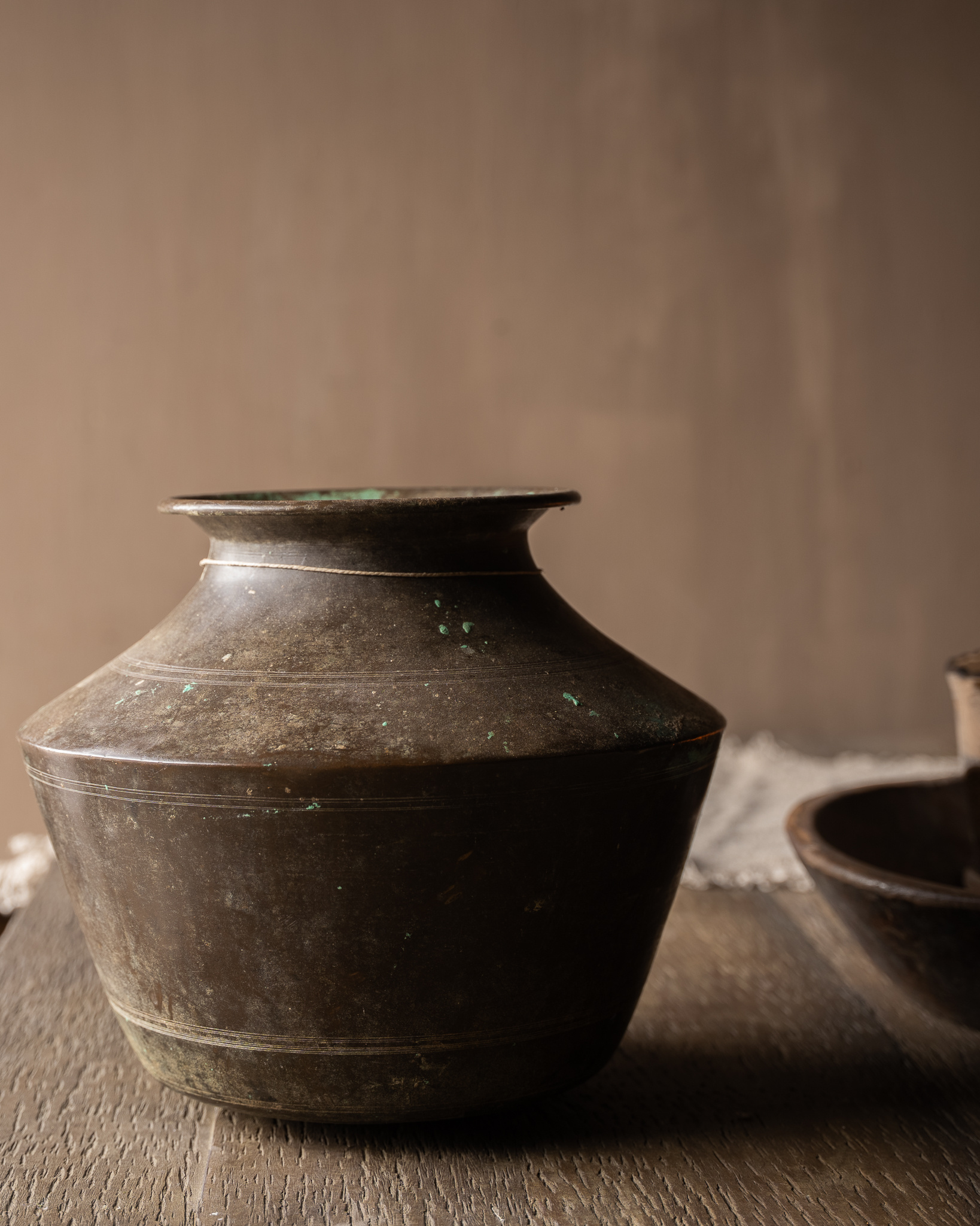 Antique Copper Water Jug from Nepal – Unique & Weathered-2