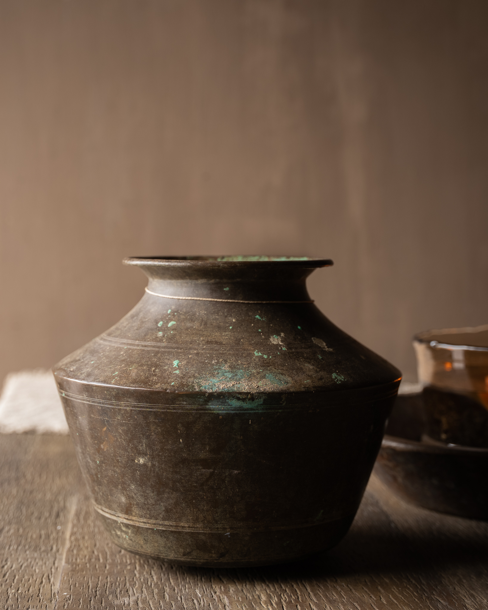 Antique Copper Water Jug from Nepal – Unique & Weathered-5