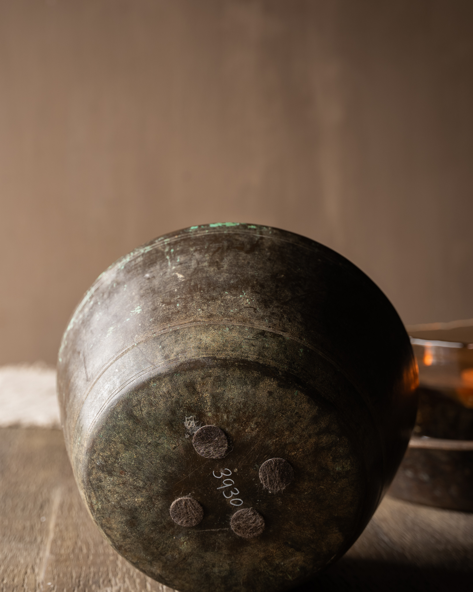 Antique Copper Water Jug from Nepal – Unique & Weathered-7