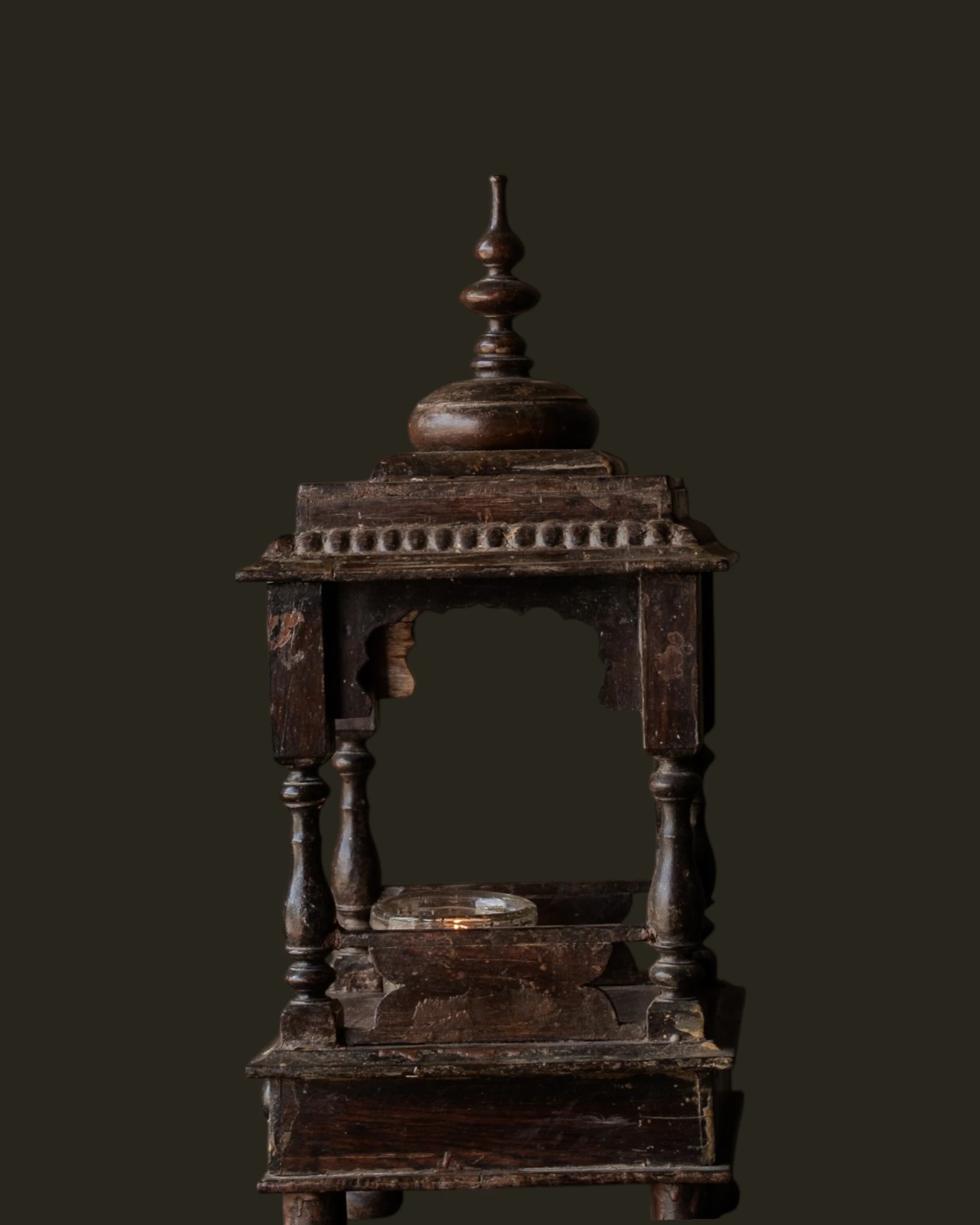 Old Indian temple house | wooden shrine-5