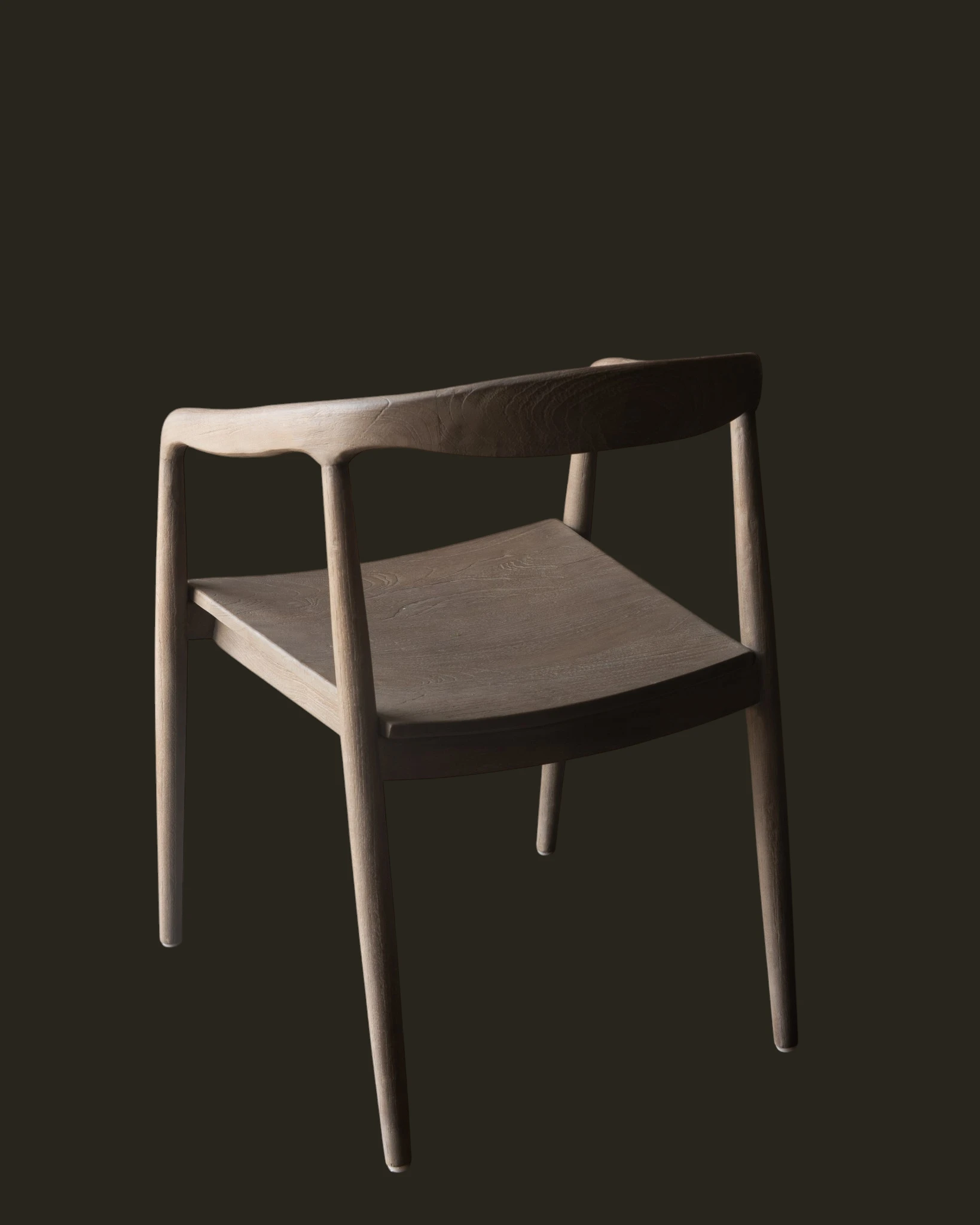 Zira Armchair | Light finish | Premium teak wood-2