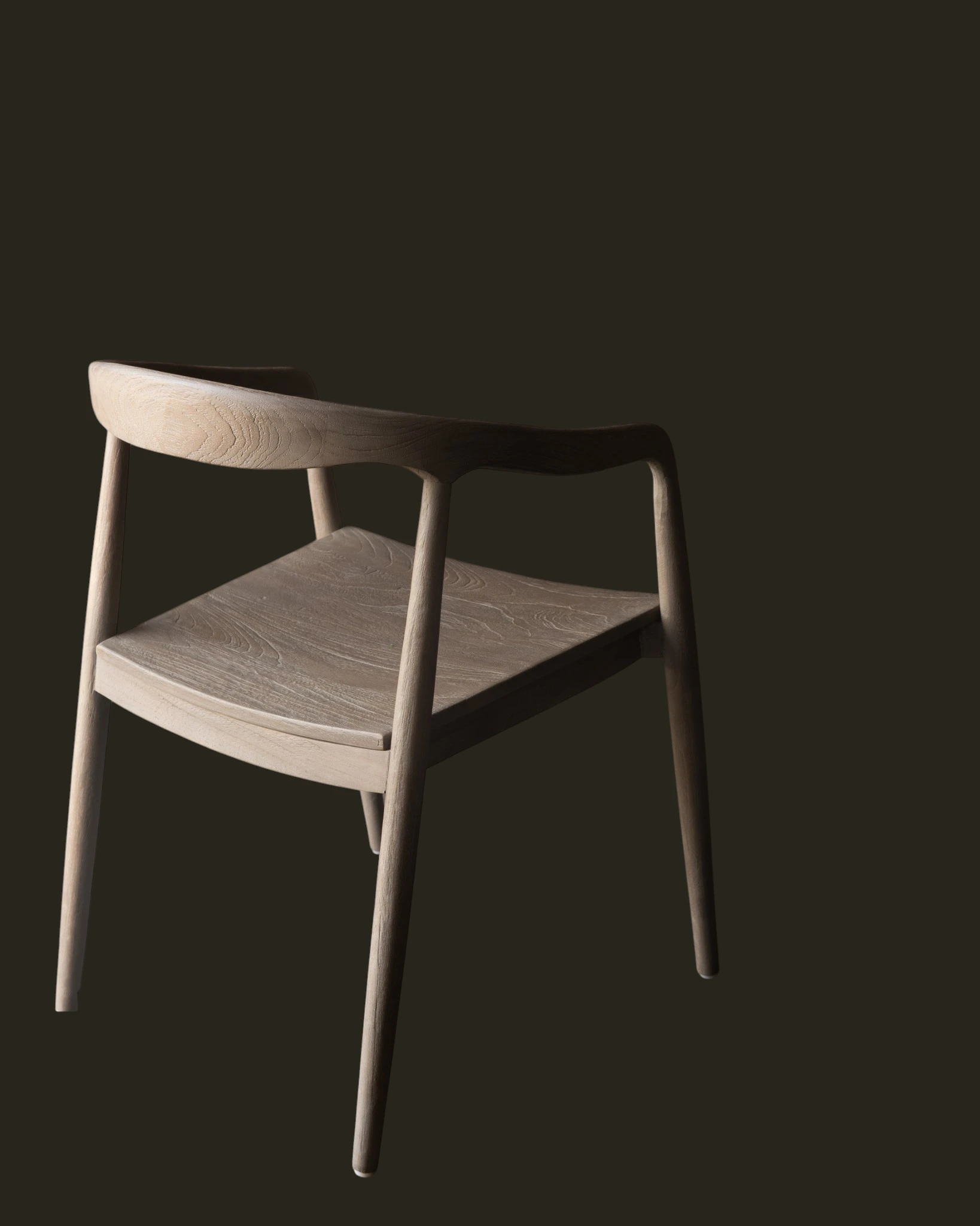 Zira Armchair | Light finish | Premium teak wood-5
