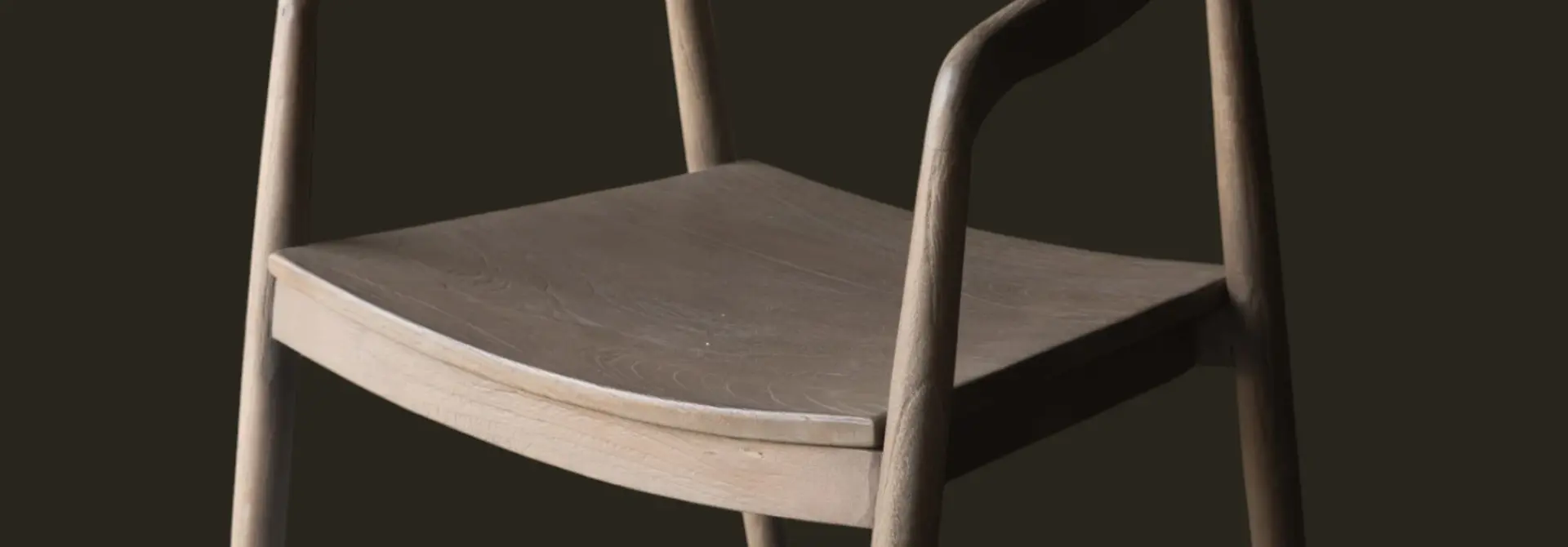 Zira Armchair | Light finish | Premium teak wood