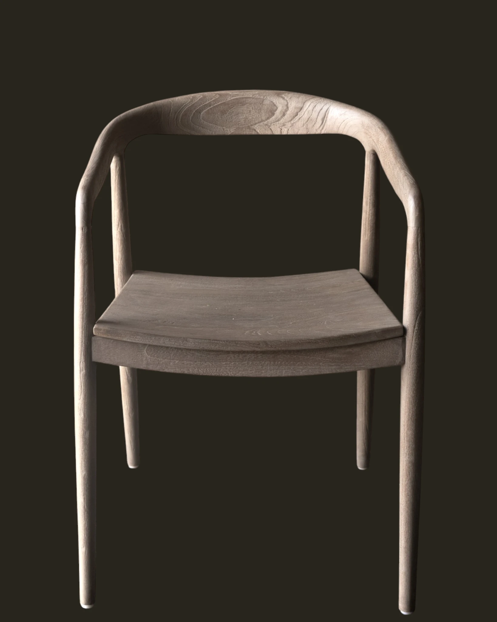 Zira Armchair | Light finish | Premium teak wood-3
