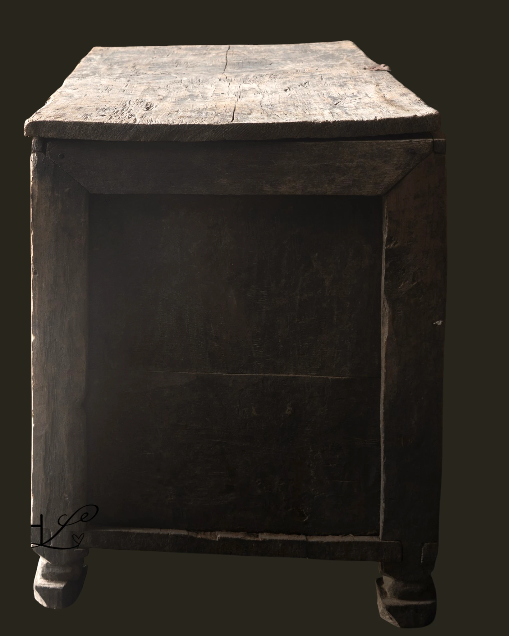 Hoffz Stoere oude Himalaya Kist / Box-7