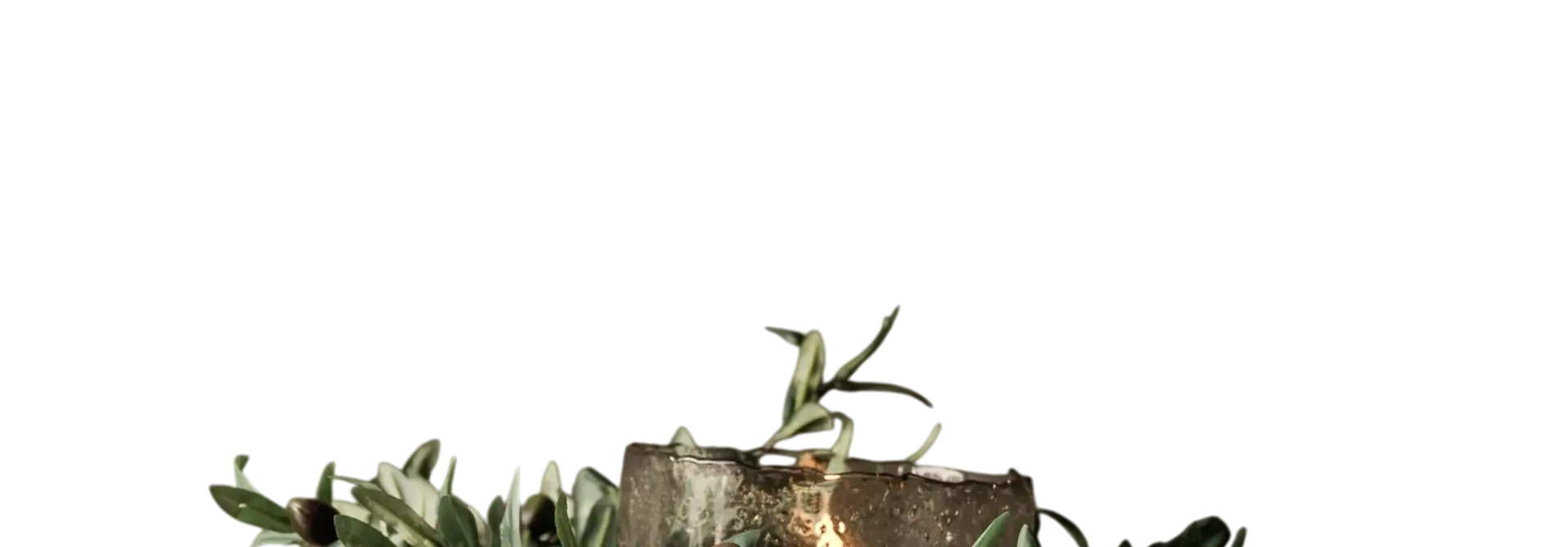 Kunst krans olijf M groen 40cm