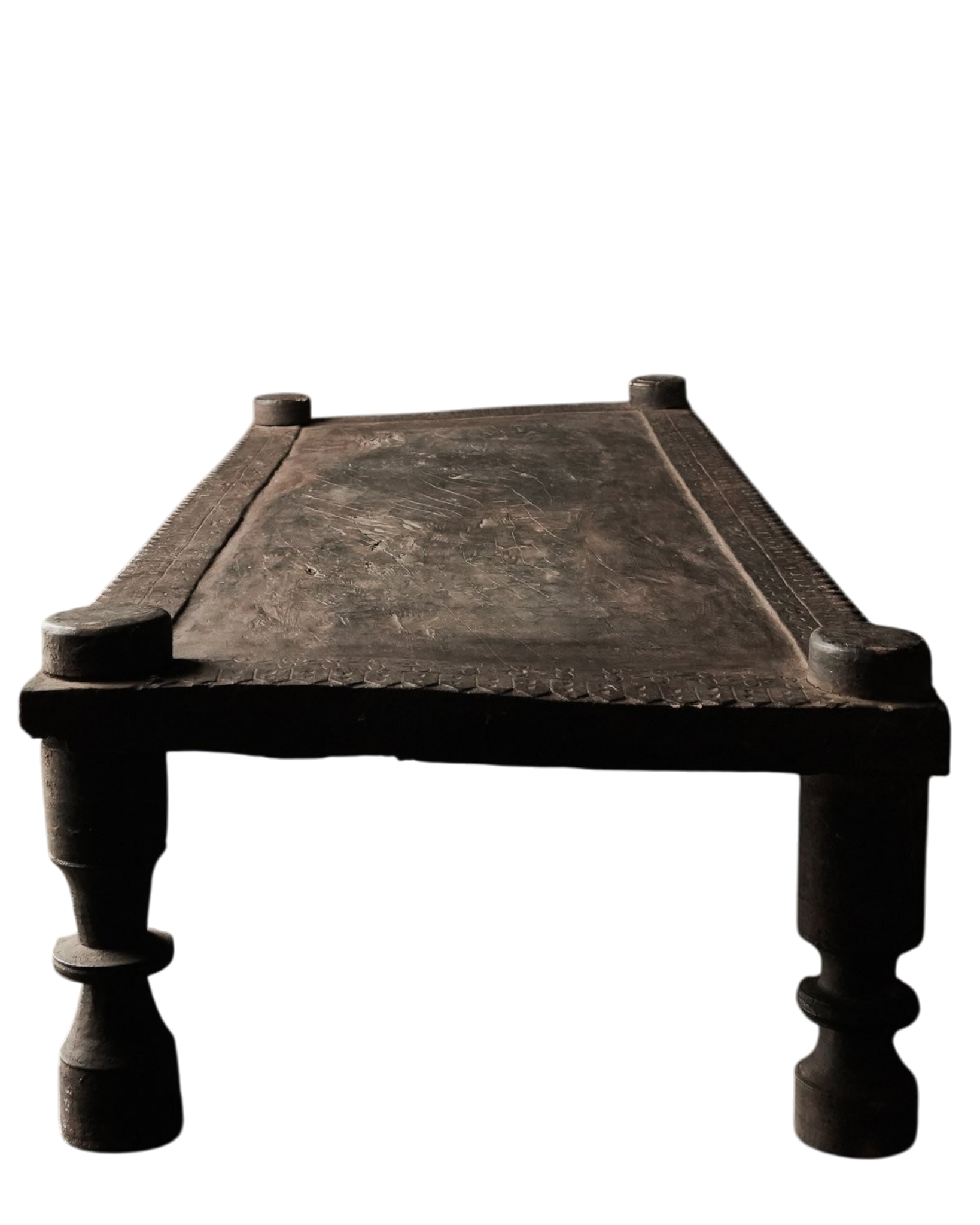 Coffee Table / Antique Wooden Daybed Nepal Hoffz-2