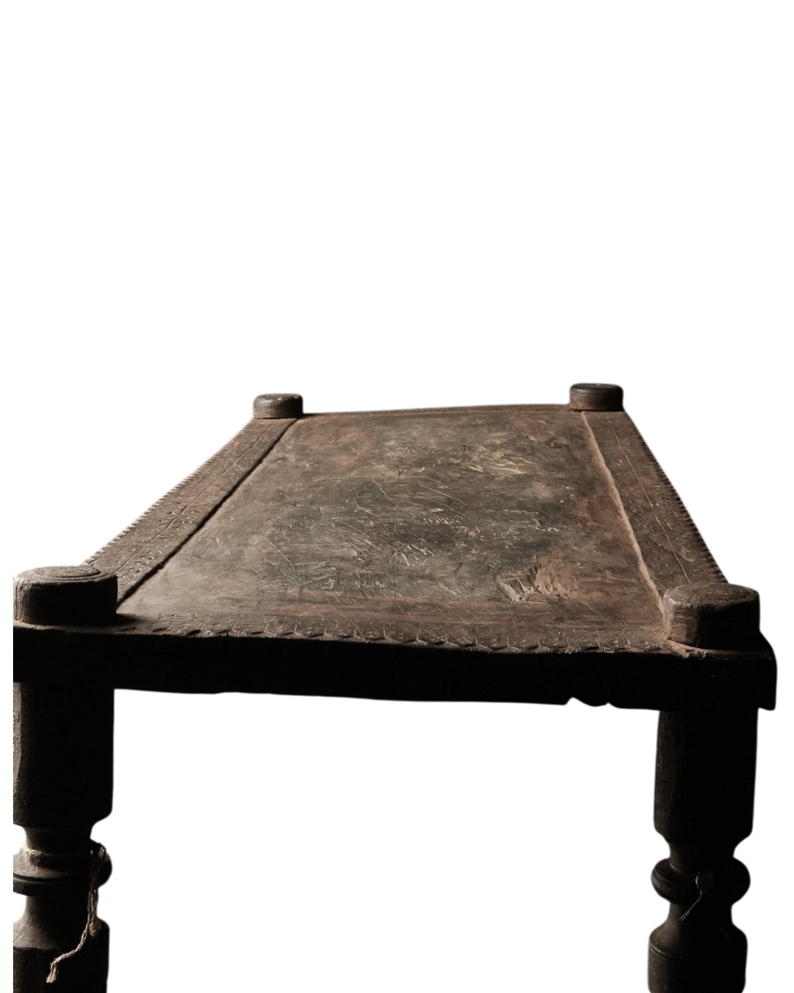 Coffee Table / Antique Wooden Daybed Nepal Hoffz-5