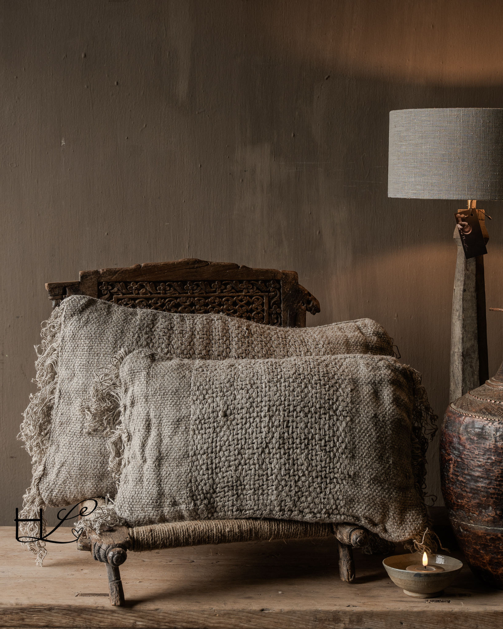 Cushions and Throws Hoffz 100% linen-4