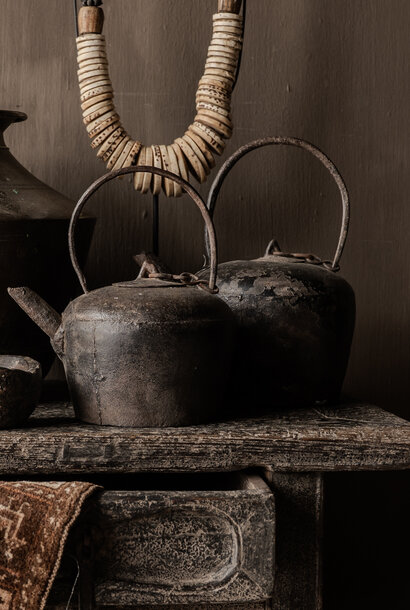 Sturdy iron kettle