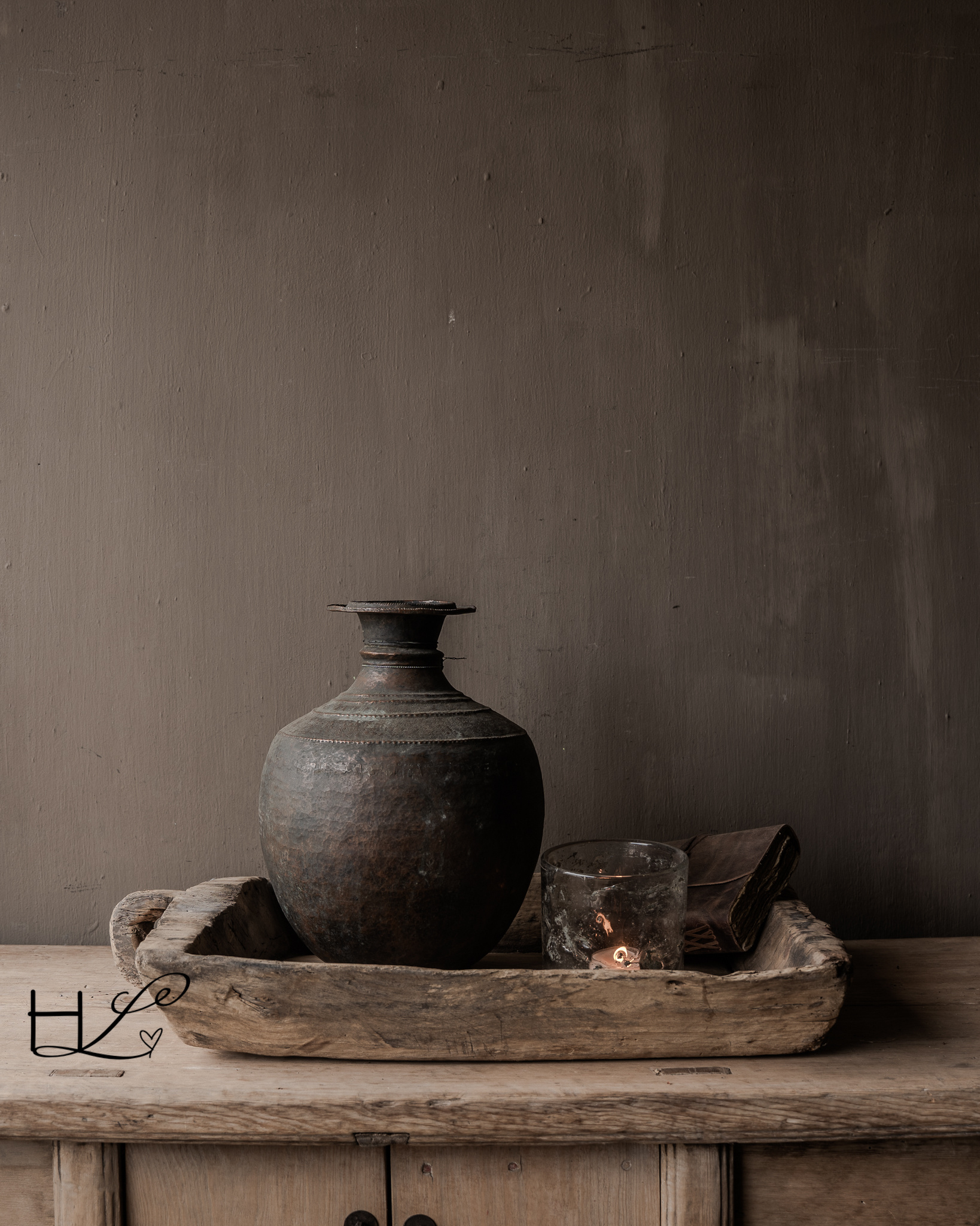 Houten Trog /Dienblad /Bak-4