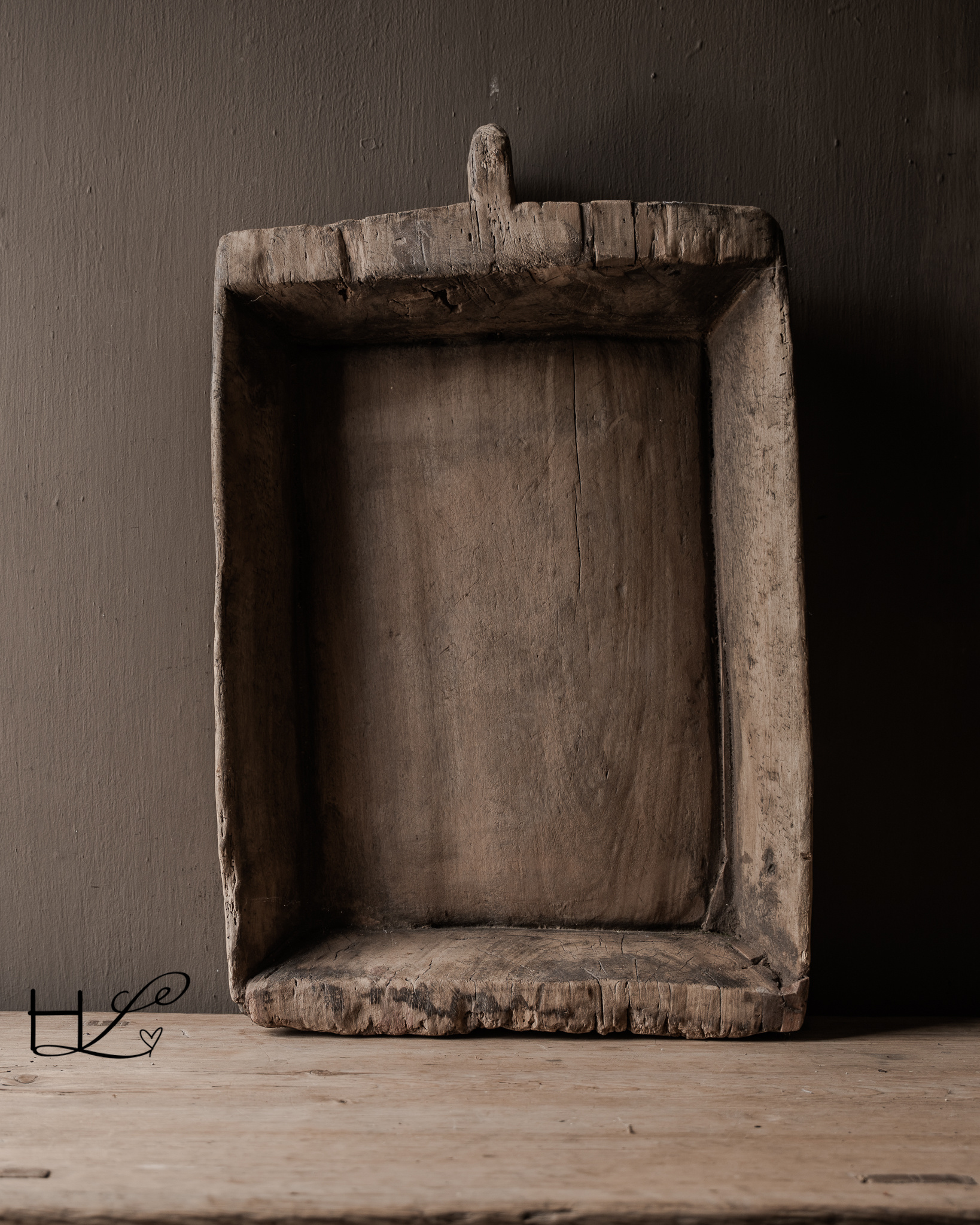 Houten Trog /Dienblad /Bak-2