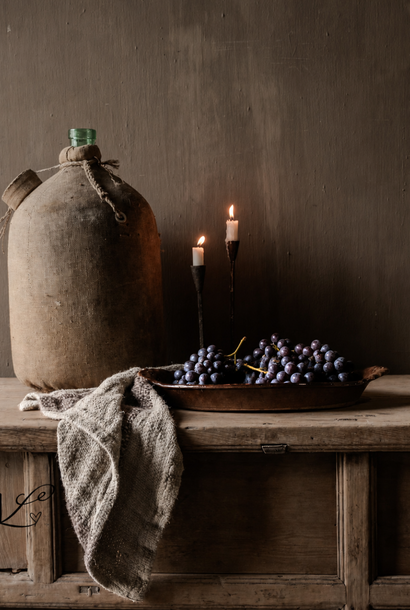 Alte, mit Jute ausgekleidete Transportflasche | Einzigartig & Authentisch