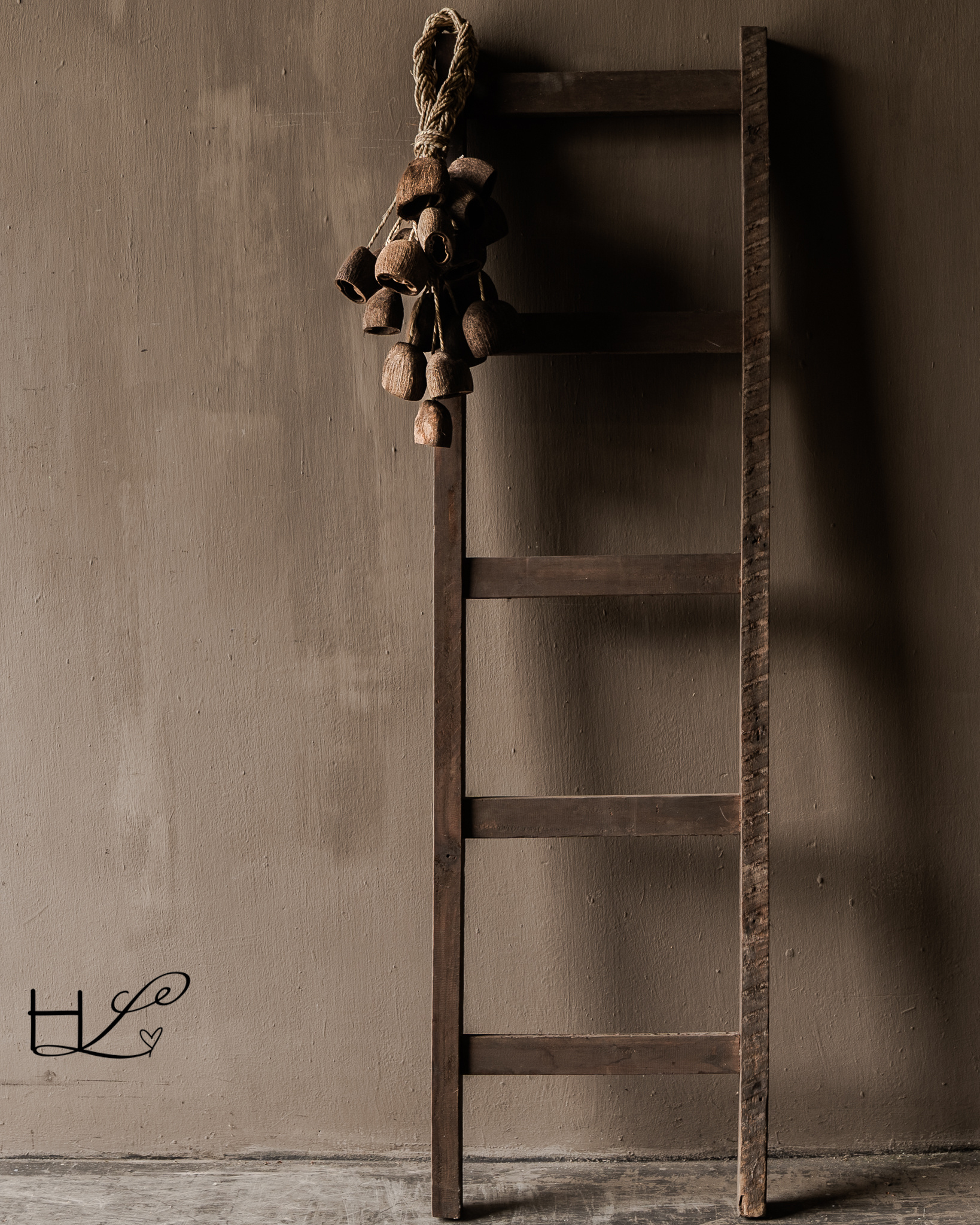 Aura Peeperkorn Stoer robuust houten ladder-5