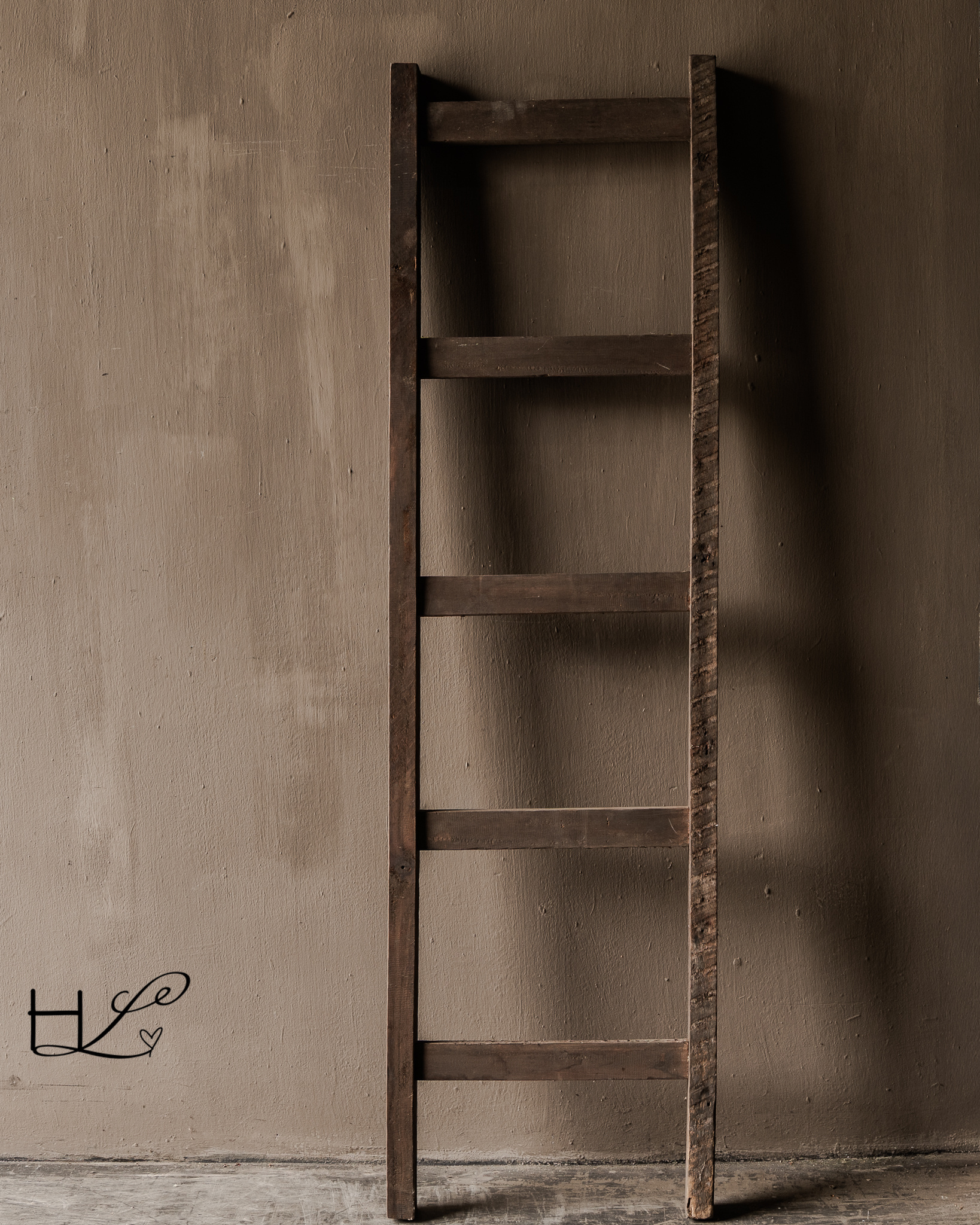Aura Peeperkorn Stoer robuust houten ladder-6