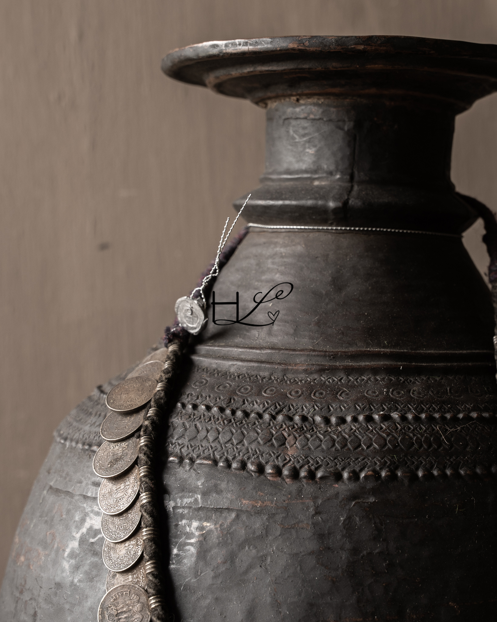 Unique antique coin necklace-2