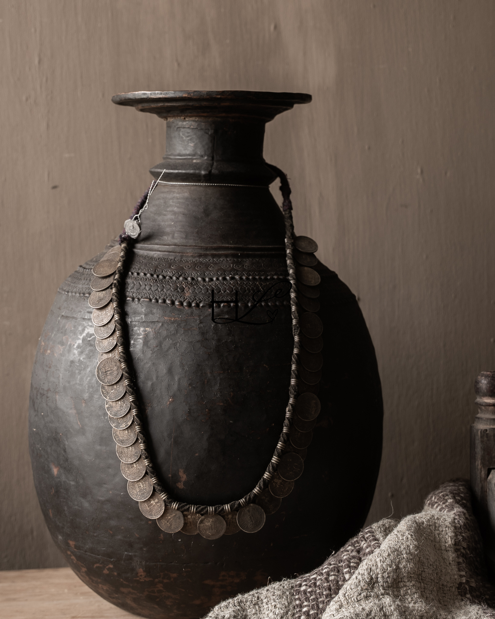 Unique antique coin necklace-6