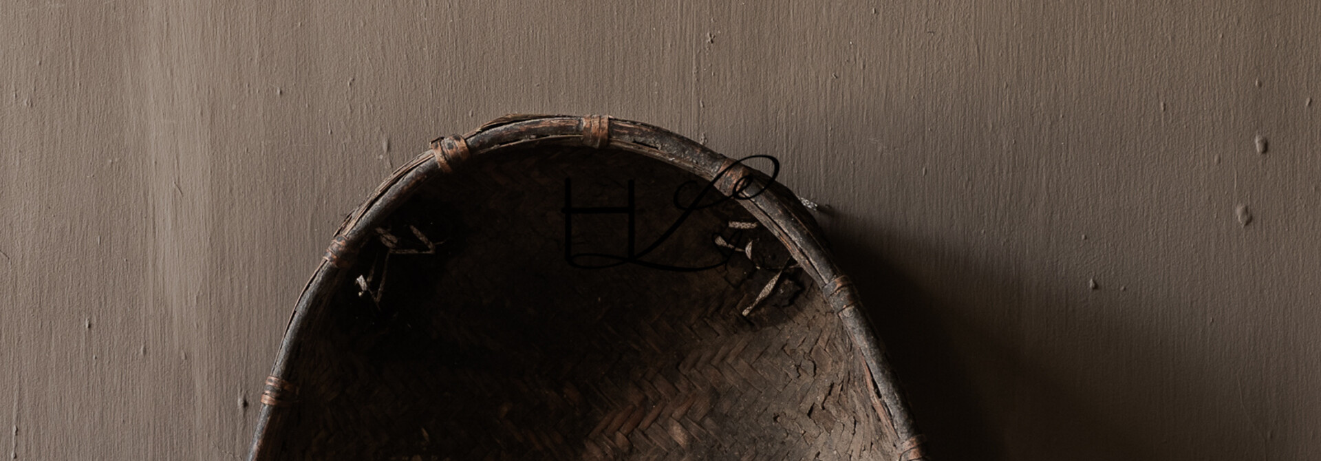 Authentic Old Woven Winnowing Basket / Harvest Basket