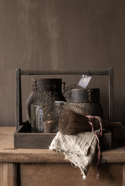 Oude Authentieke Rieten  mand