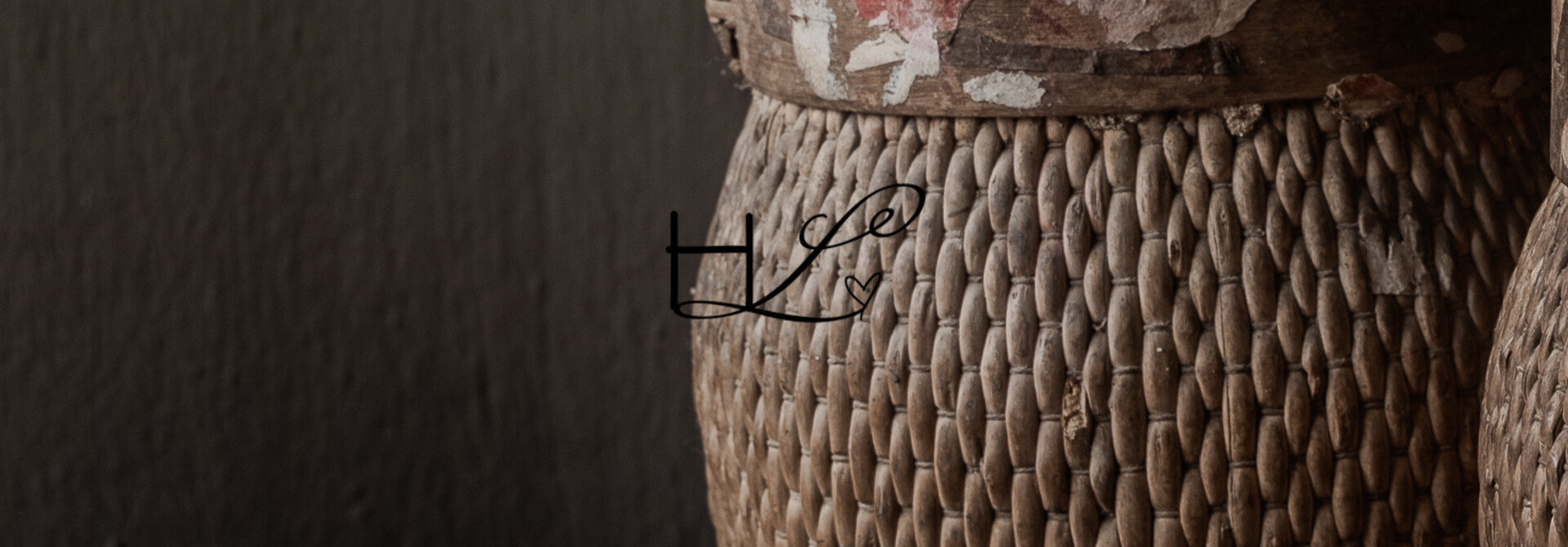 Old Authentic Wicker Basket